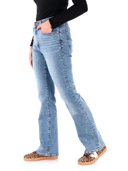 DENIM 725 HIGH RISE LEVI'S DONNA JEANS CHIARO