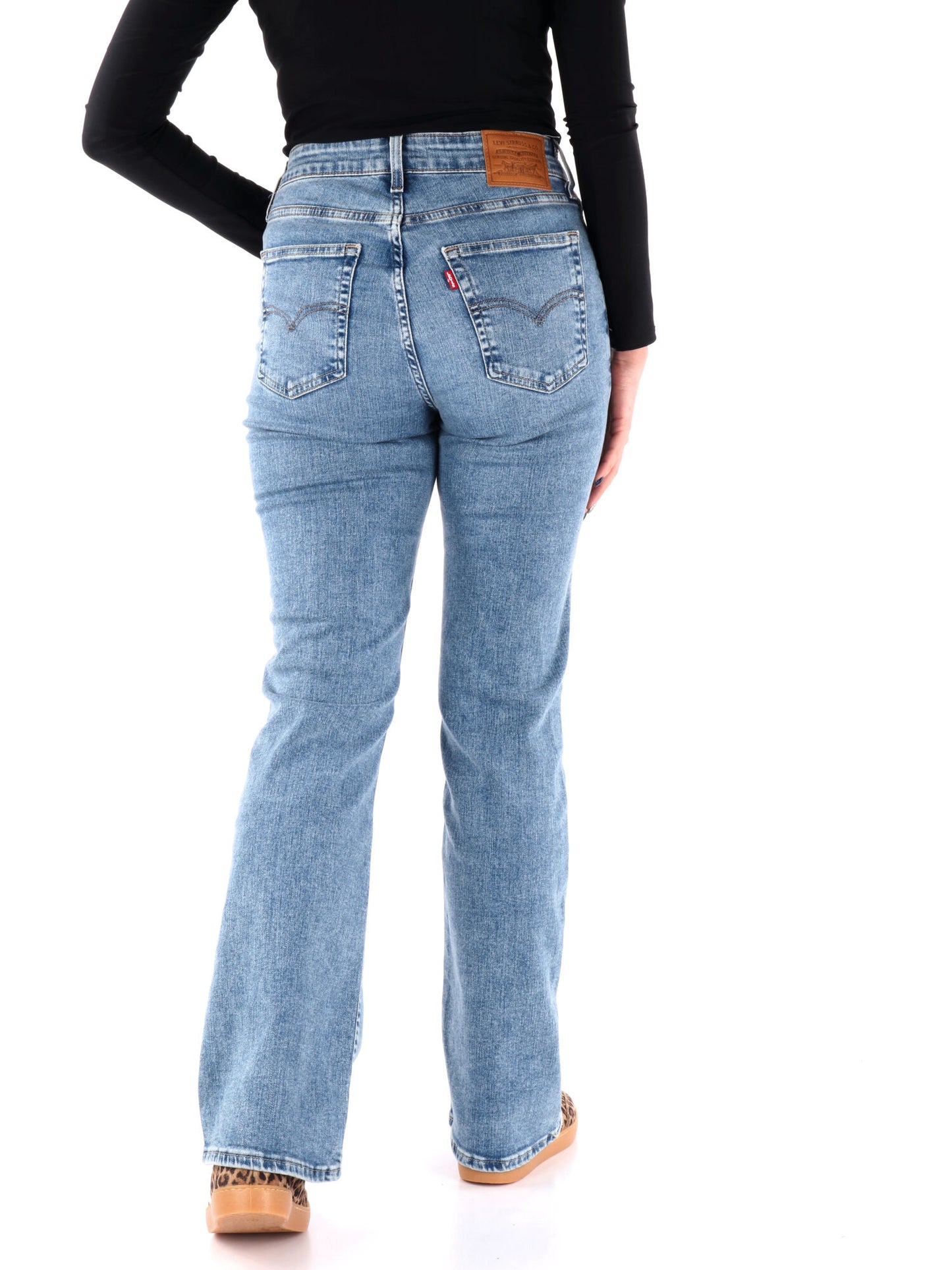 DENIM 725 HIGH RISE LEVI'S DONNA JEANS CHIARO