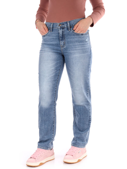 DENIM 724 HIGH RISE LEVI'S DONNA JEANS CHIARO