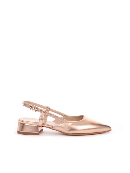 SLINGBACK BASSA SATINATA VALLEVERDE DONNA CIPRIA