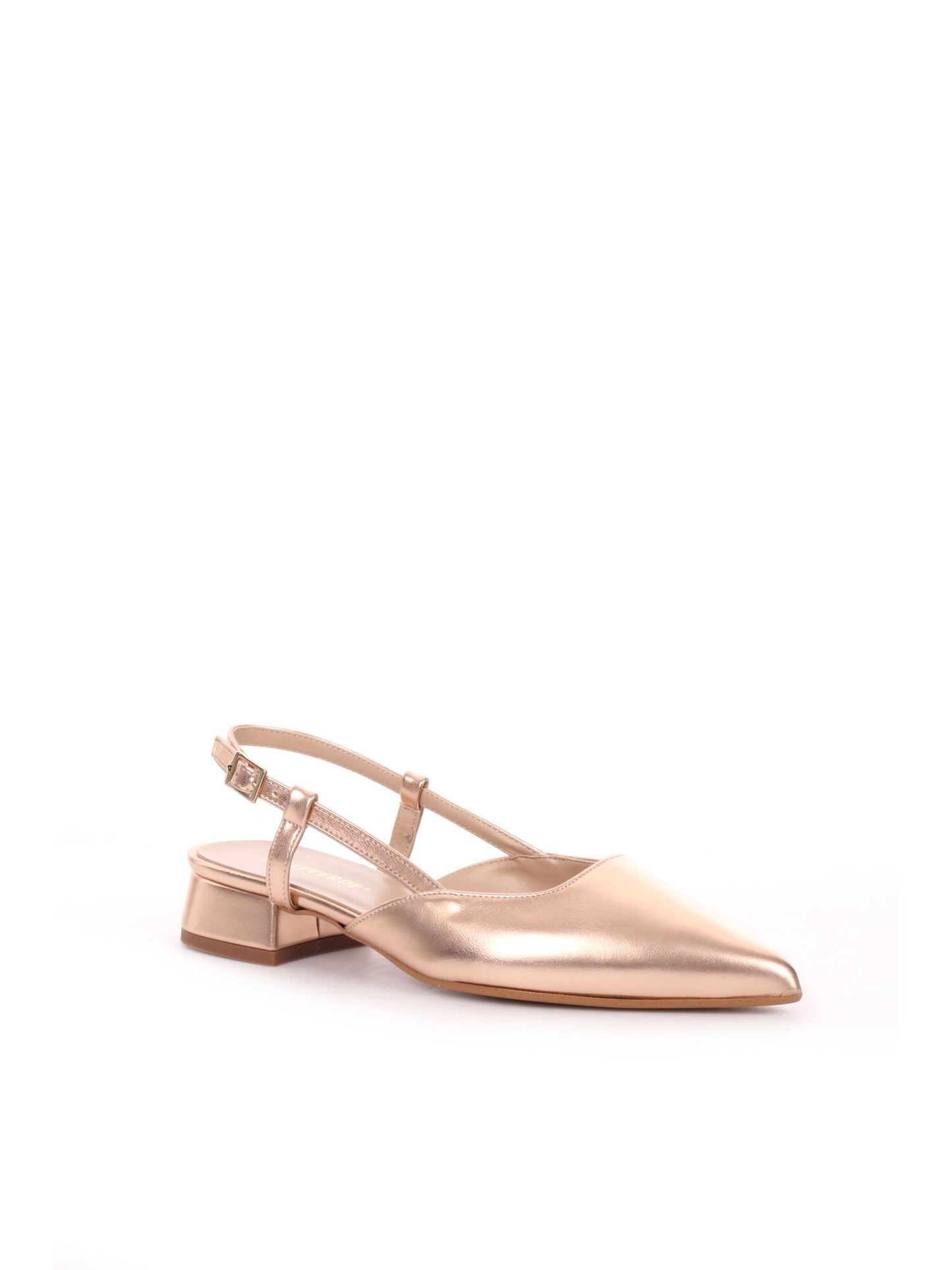 SLINGBACK BASSA SATINATA VALLEVERDE DONNA CIPRIA