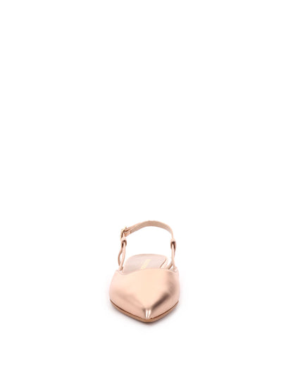 SLINGBACK BASSA SATINATA VALLEVERDE DONNA CIPRIA