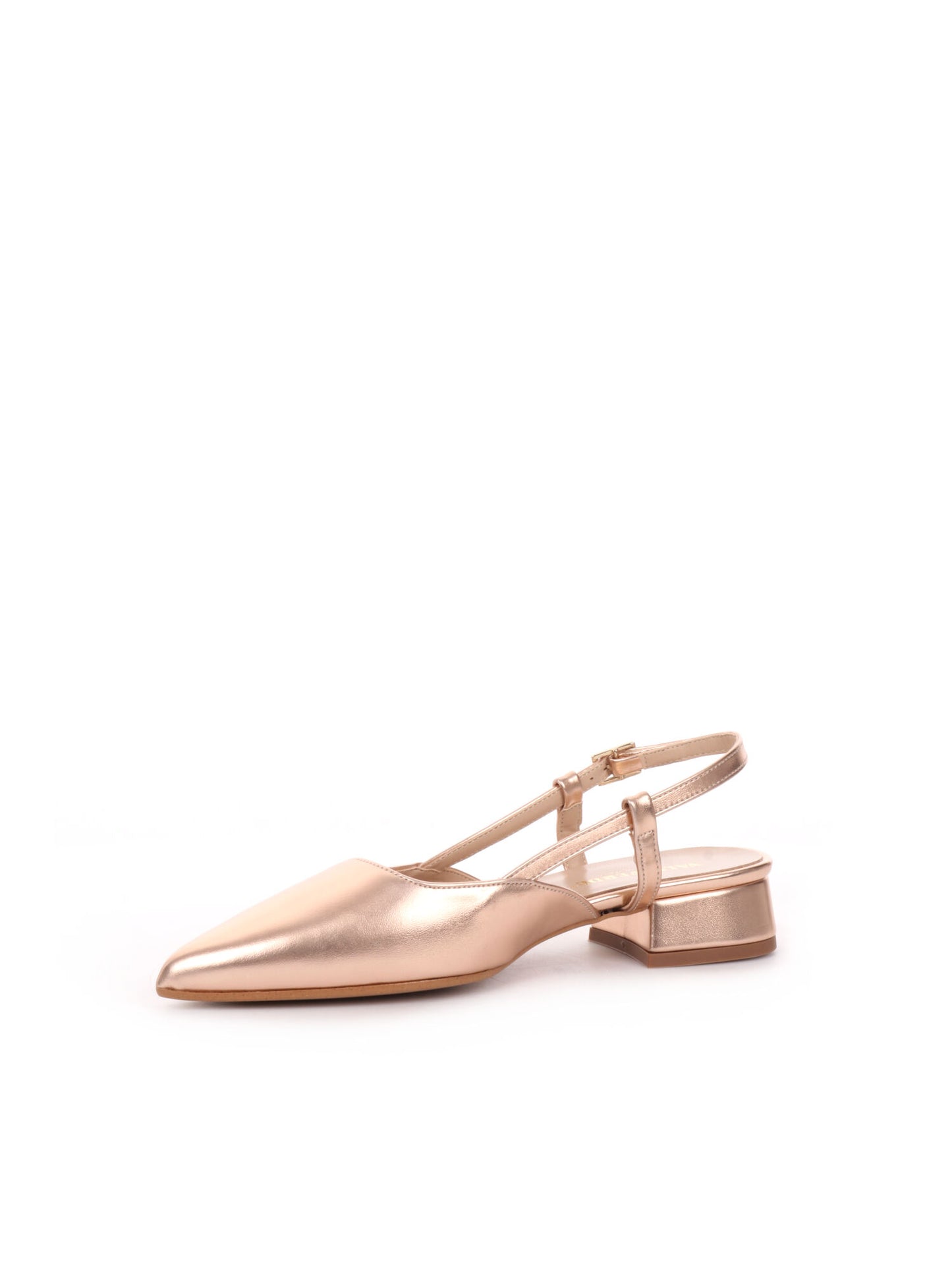 SLINGBACK BASSA SATINATA VALLEVERDE DONNA CIPRIA