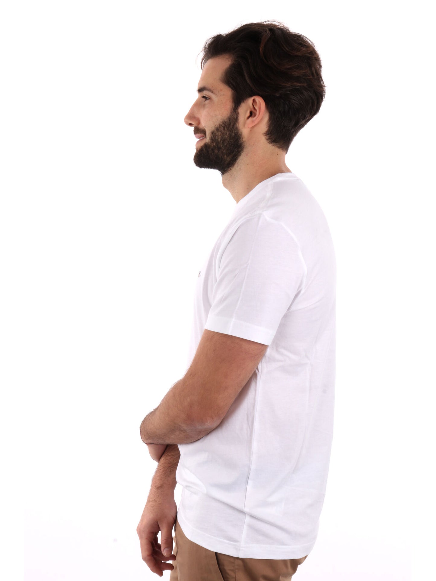 T-SHIRT JERSEY GANT UOMO BIANCO