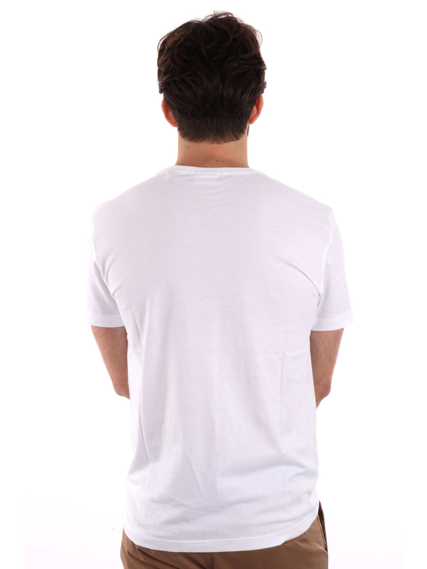 T-SHIRT JERSEY GANT UOMO BIANCO