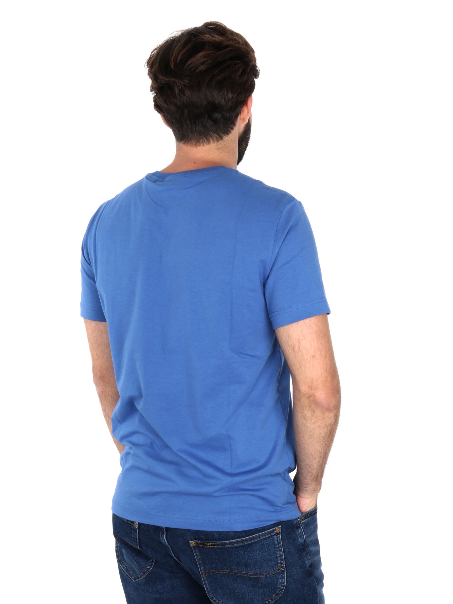 T-SHIRT JERSEY GANT UOMO ROYAL