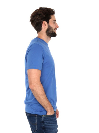 T-SHIRT JERSEY GANT UOMO ROYAL