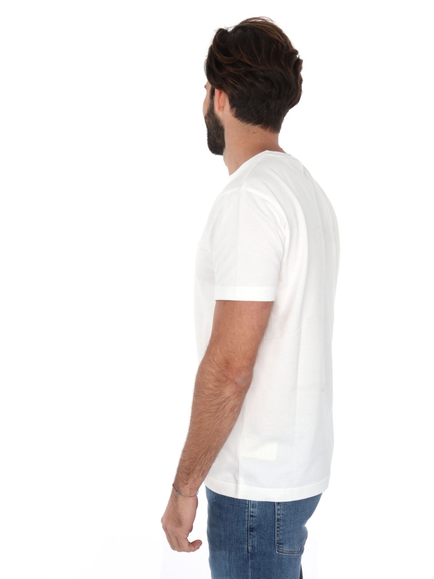 T-SHIRT IN PIQUET GANT UOMO PANNA
