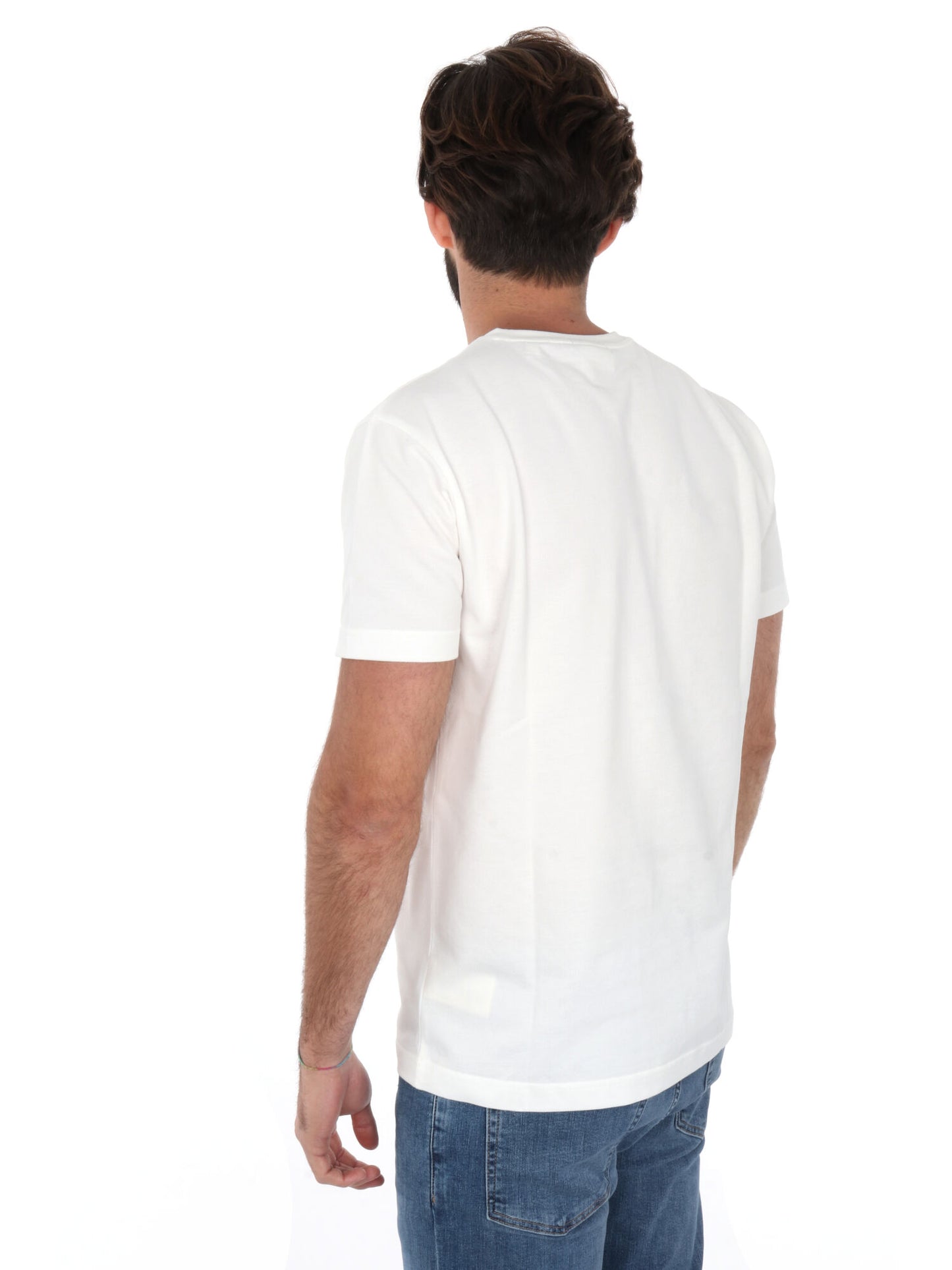 T-SHIRT IN PIQUET GANT UOMO PANNA