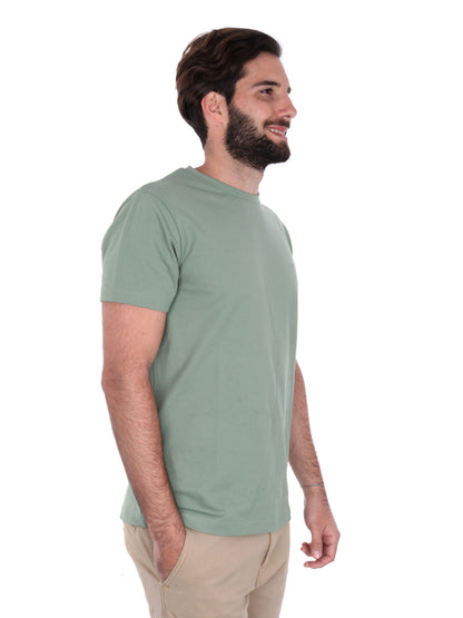 T-SHIRT IN PIQUET GANT UOMO SALVIA