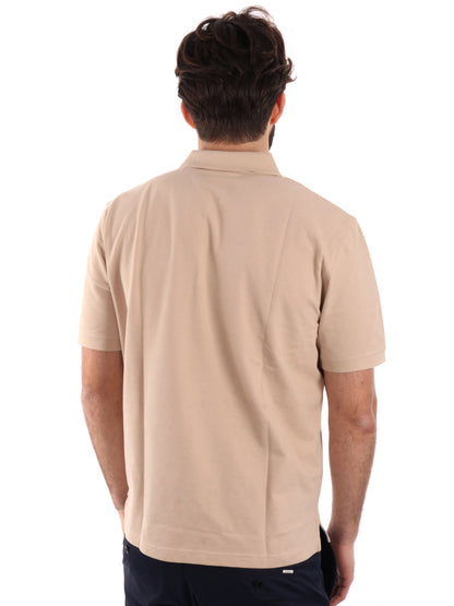 POLO IN PIQUE A CONTRASTO GANT UOMO SAND