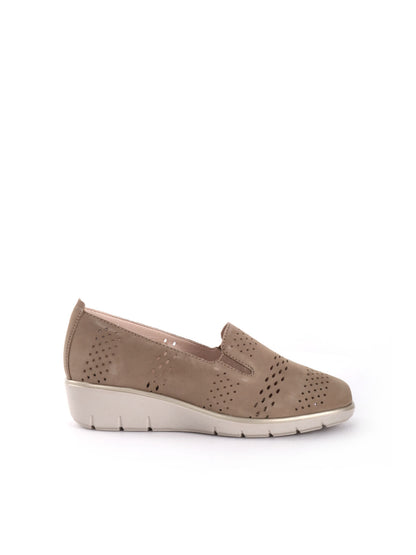 MOCASSINO TRAFORATO SHOELAB DONNA BEIGE