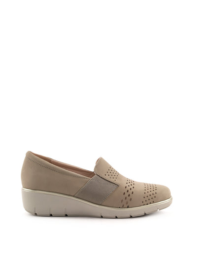 Shoelab slip on donna beige, comoda e versatile per la primavera