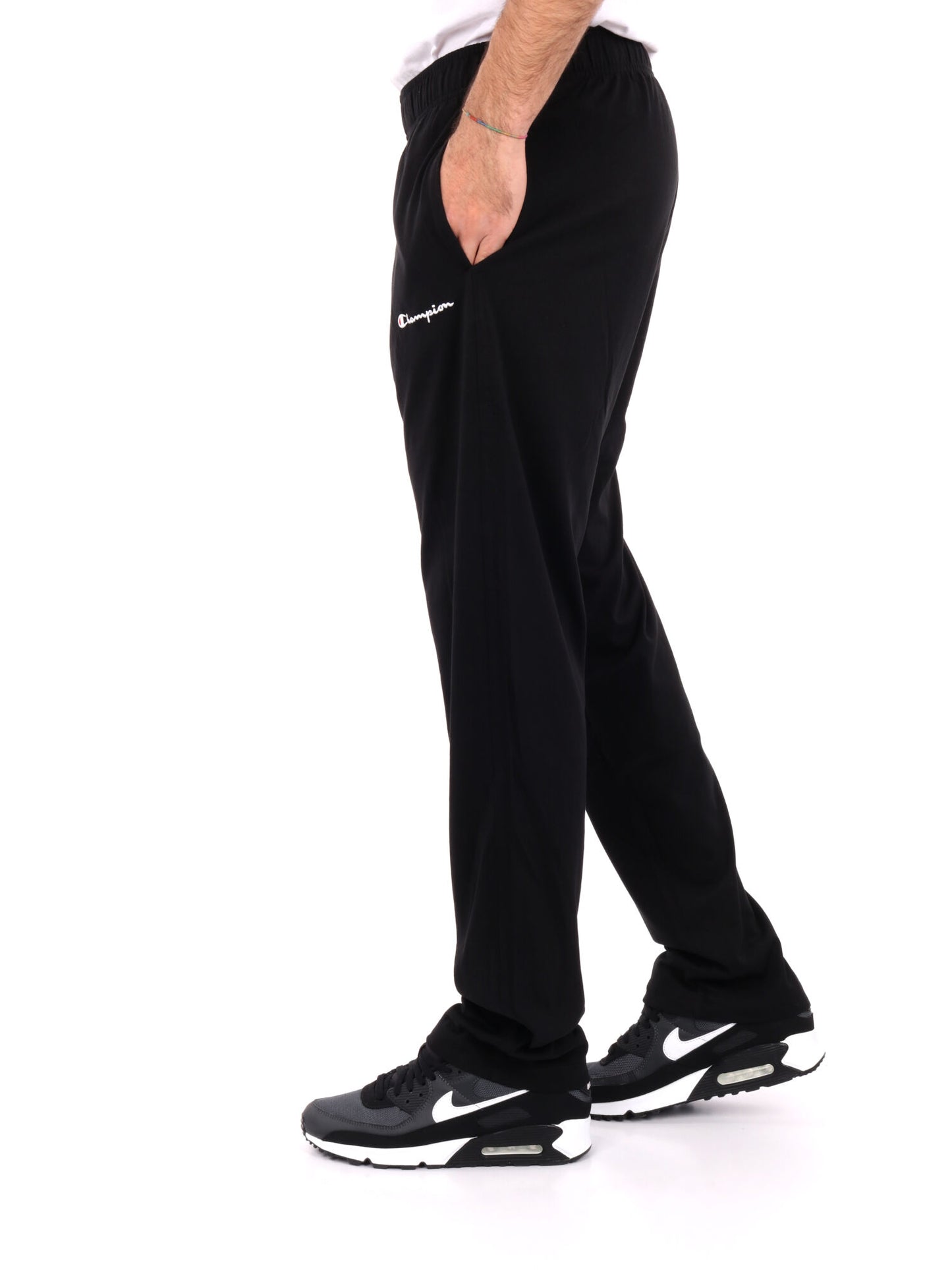 PANTALONE SPORTIVO CON COULISSE CHAMPION DA UOMO NERO