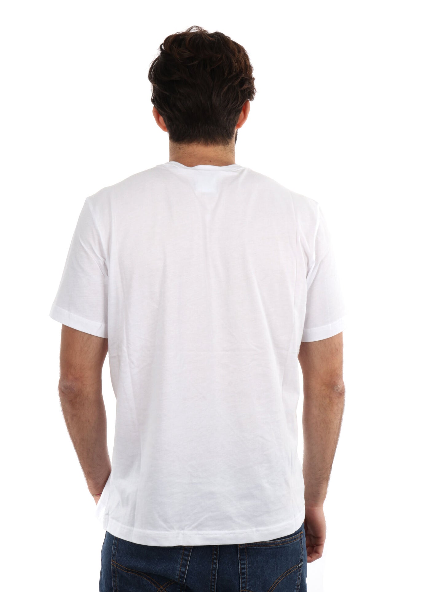 T-SHIRT CON STAMPA CHAMPION UOMO BIANCO