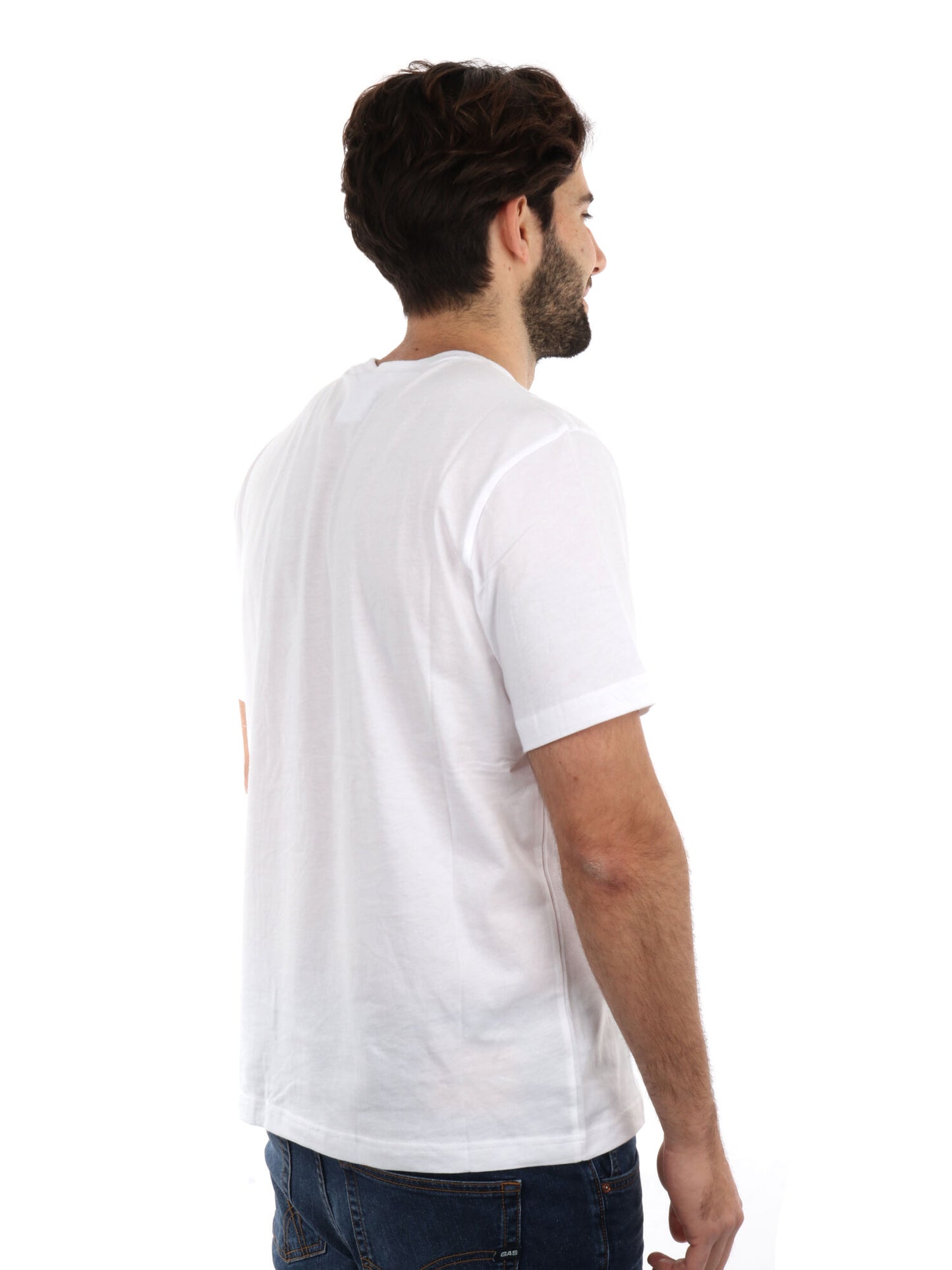 T-SHIRT CON STAMPA CHAMPION UOMO BIANCO