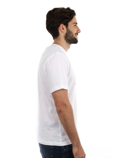 T-SHIRT CON STAMPA CHAMPION UOMO BIANCO