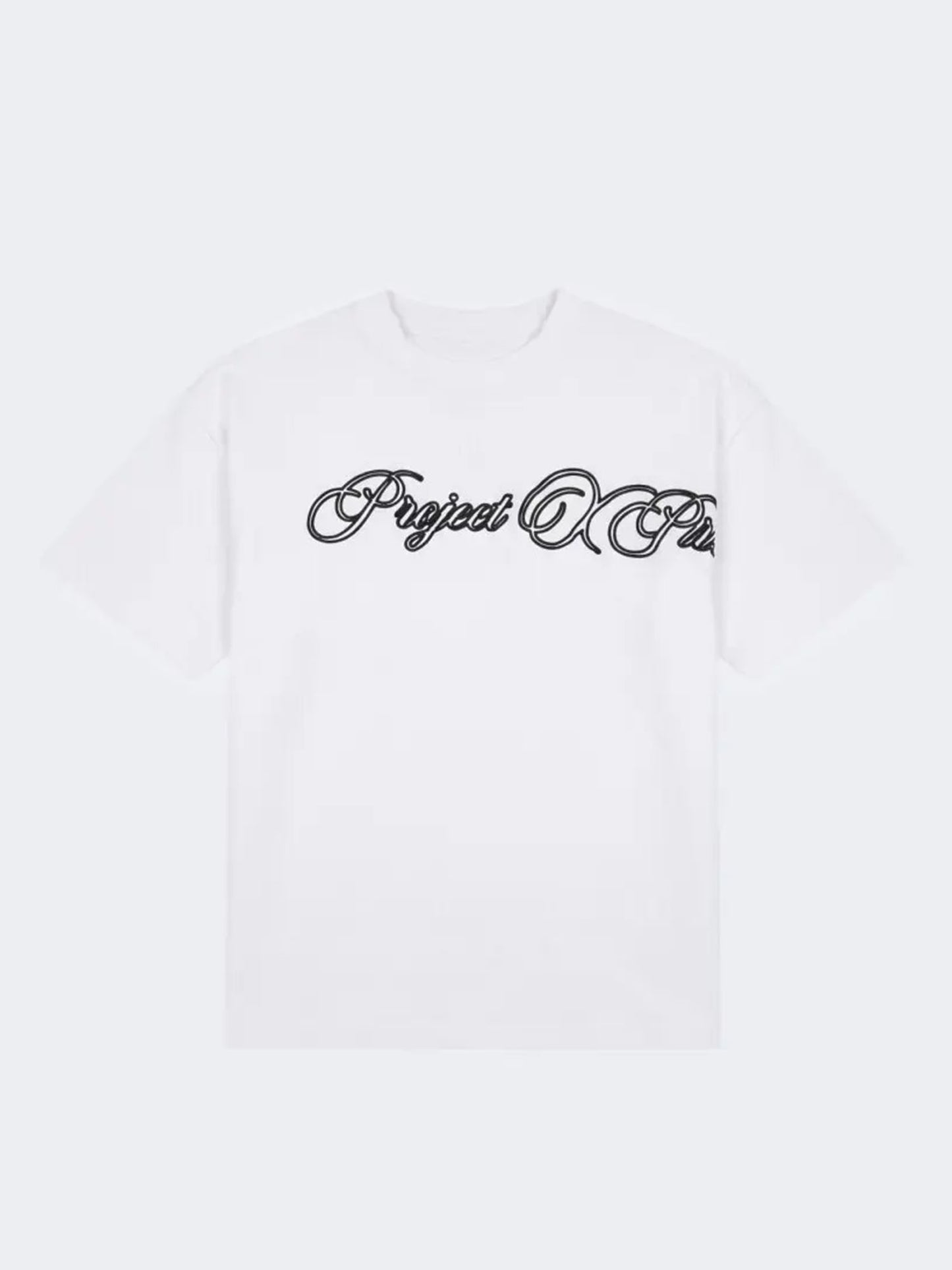 Project X Paris Caligraphy, t-shirt maniche corte da uomo bianca