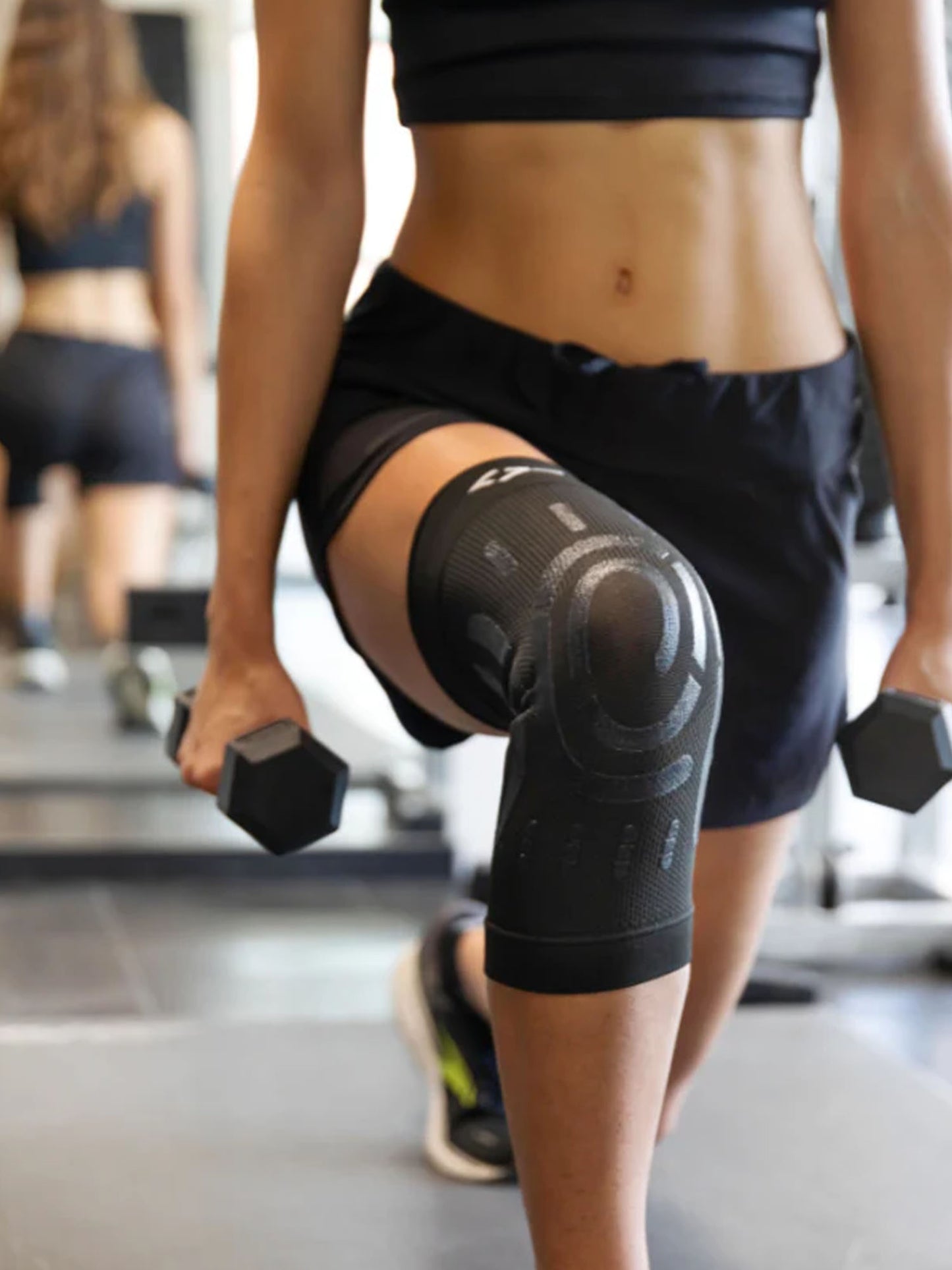 GINOCCHIERA KNEE SUPPORT DESTRA FLOKY NERO
