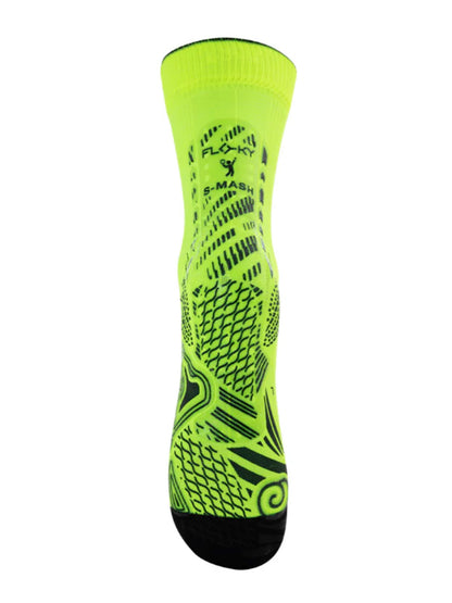 Calze sportive Floky S-Mash unisex gialle per uso sportivo