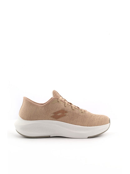 Lotto Run 90 Slip&Go, scarpa running beige da donna