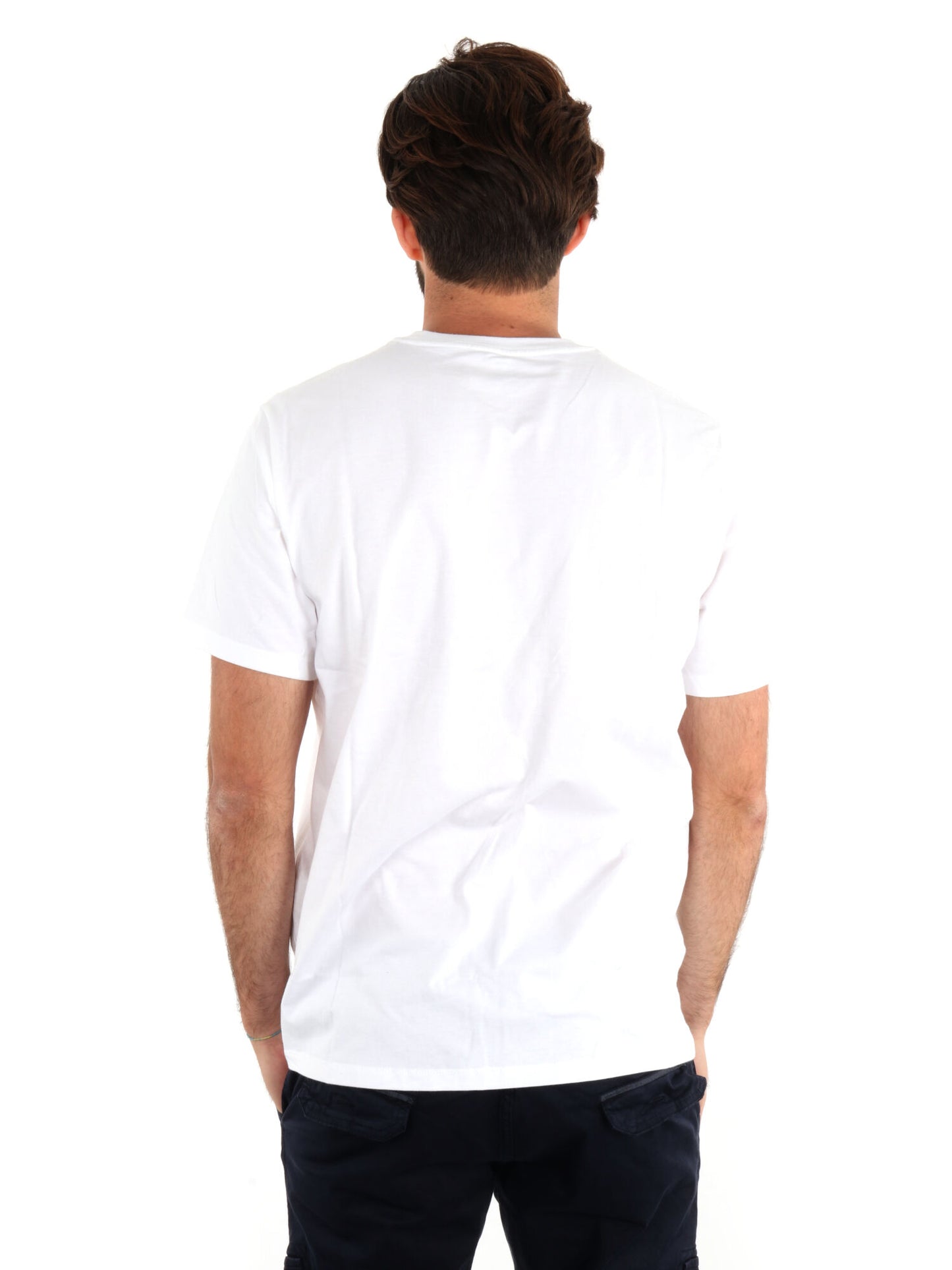 T-SHIRT VINTAGE LOGO GOMMATO LEVI'S UOMO BIANCO