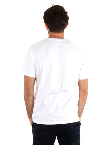 T-SHIRT VINTAGE LOGO GOMMATO LEVI'S UOMO BIANCO