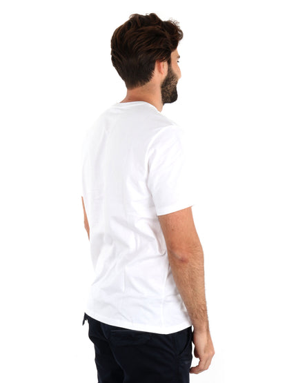 T-SHIRT VINTAGE LOGO GOMMATO LEVI'S UOMO BIANCO