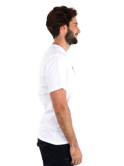 T-SHIRT VINTAGE LOGO GOMMATO LEVI'S UOMO BIANCO