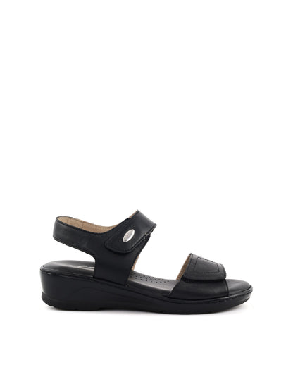 Sandali Shoelab Lorenz neri da donna per la primavera-estate