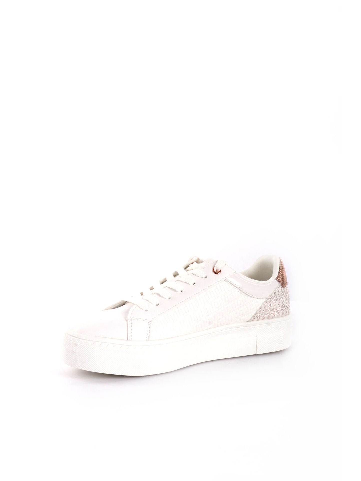 SNEAKERS PLATFORM CON ZIP TAMARIS DONNA BIANCO ROSA