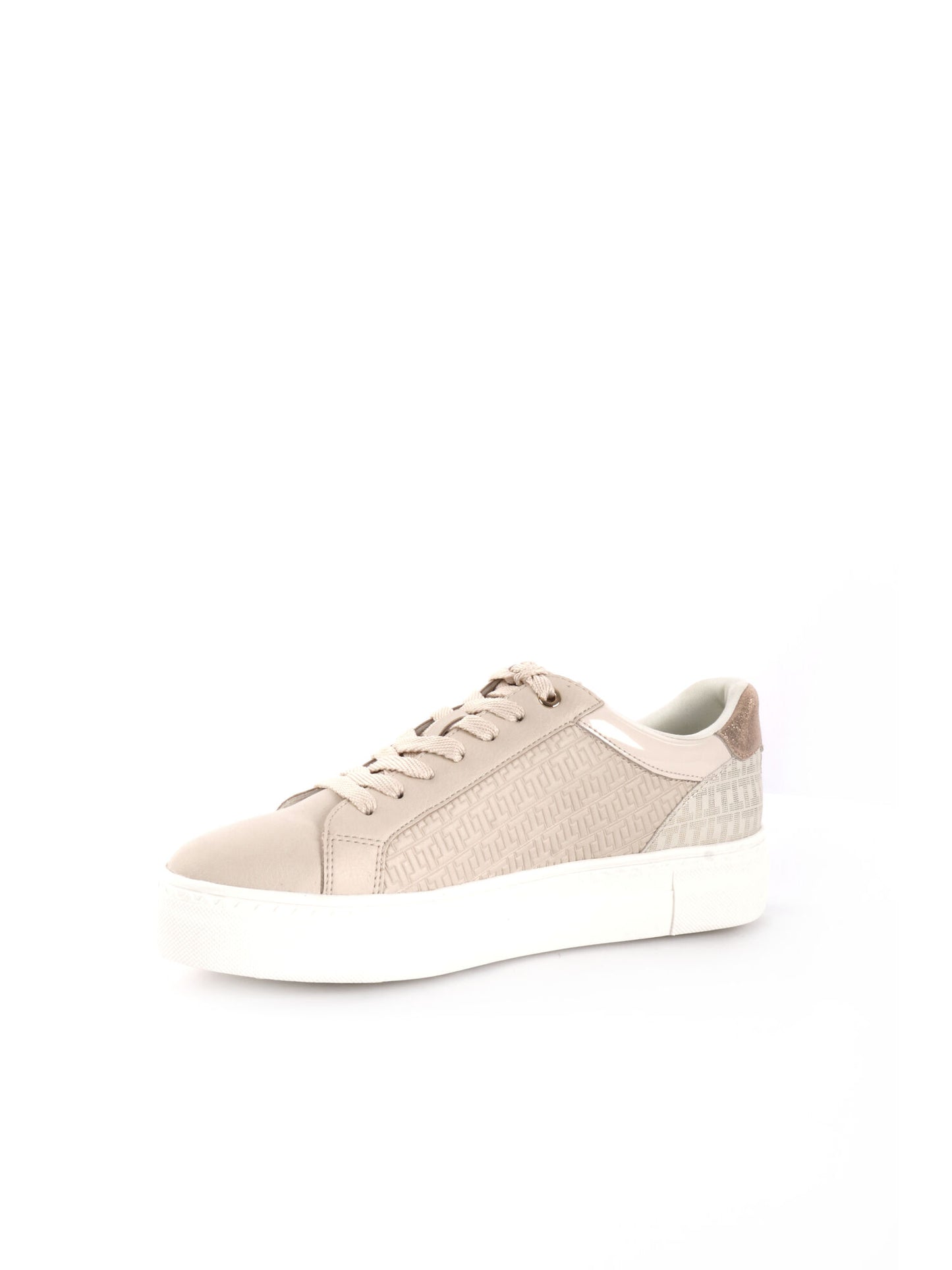 SNEAKERS PLATFORM CON ZIP TAMARIS DONNA AVORIO
