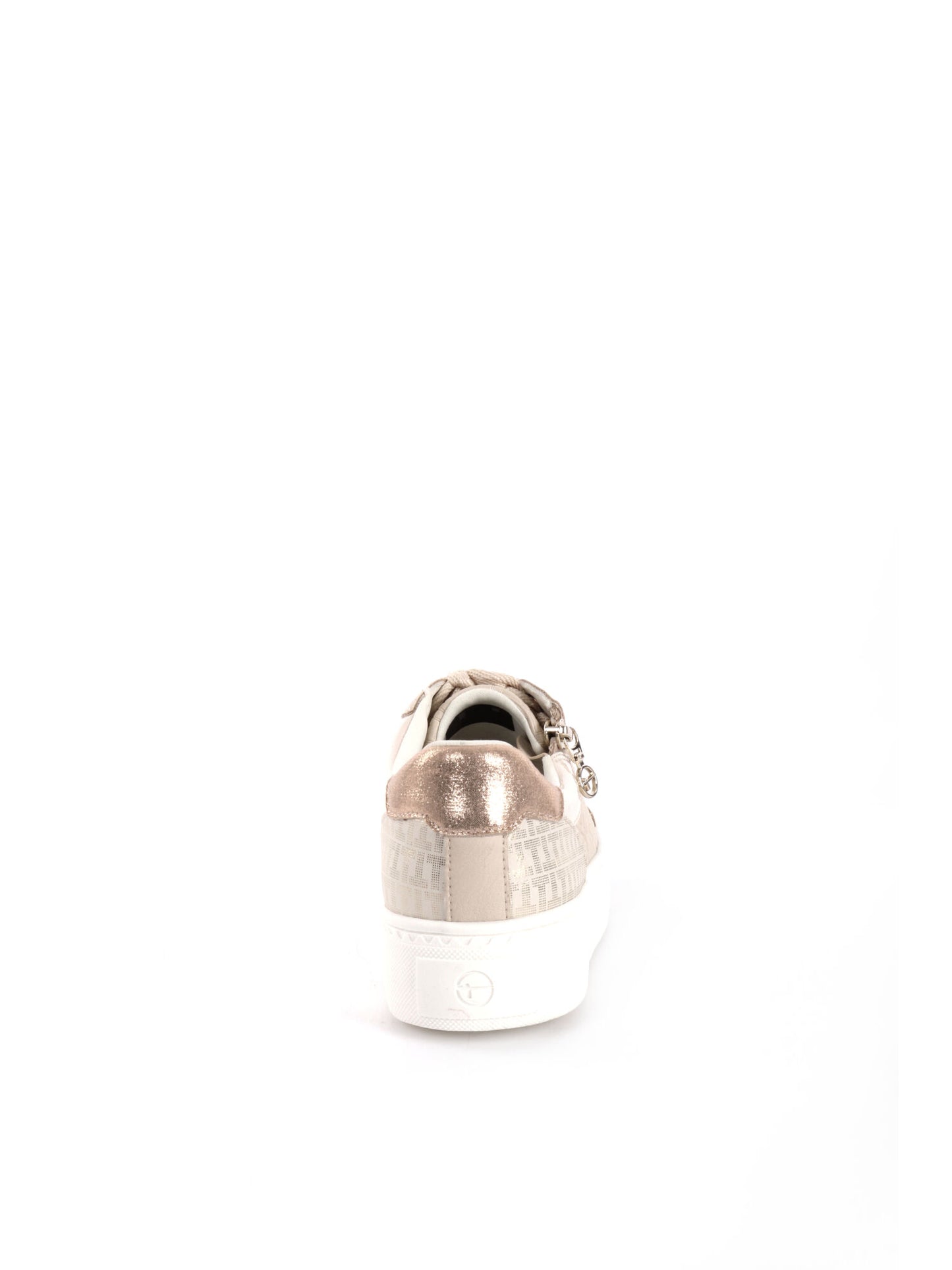 SNEAKERS PLATFORM CON ZIP TAMARIS DONNA AVORIO