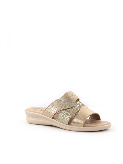 Tiglio Ciabatte da donna Venezia in elegante metallico