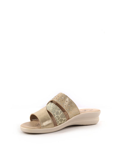 Tiglio Ciabatte da donna Venezia in elegante metallico