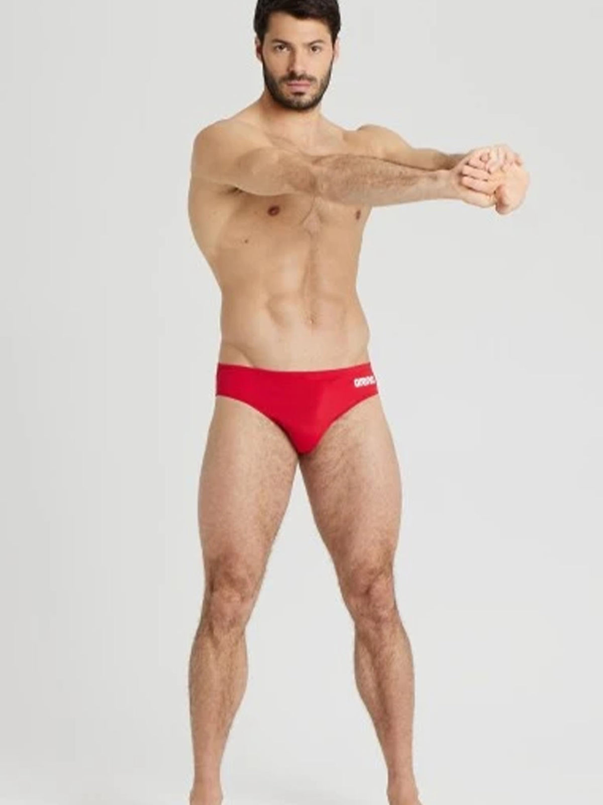 Arena costume slip da uomo rosso