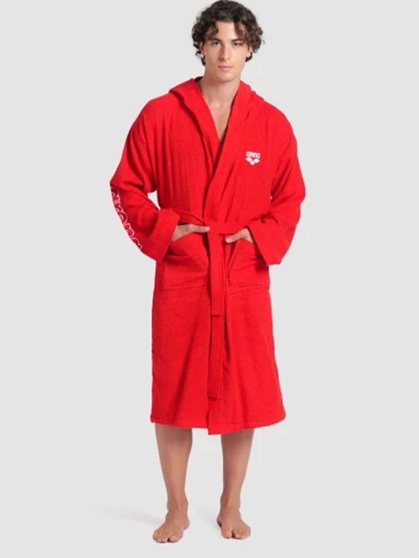 Accappatoio Arena Zeppelin Light Robe donna rosso