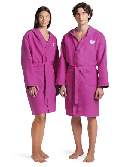 Accappatoio Arena Compact Microfiber rosa da uomo per piscina