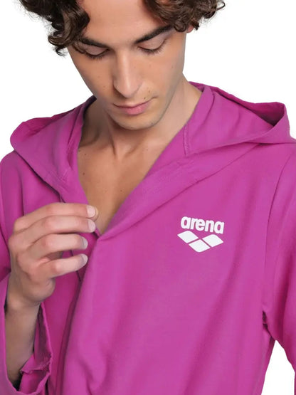Accappatoio Arena Compact Microfiber rosa da uomo per piscina