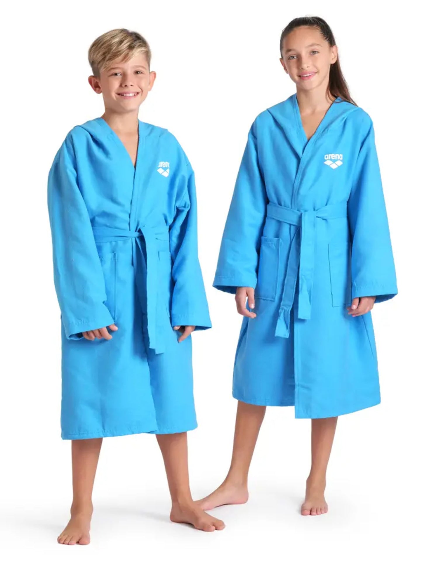 Accappatoio Arena junior azzurro per piscina unisex bambino