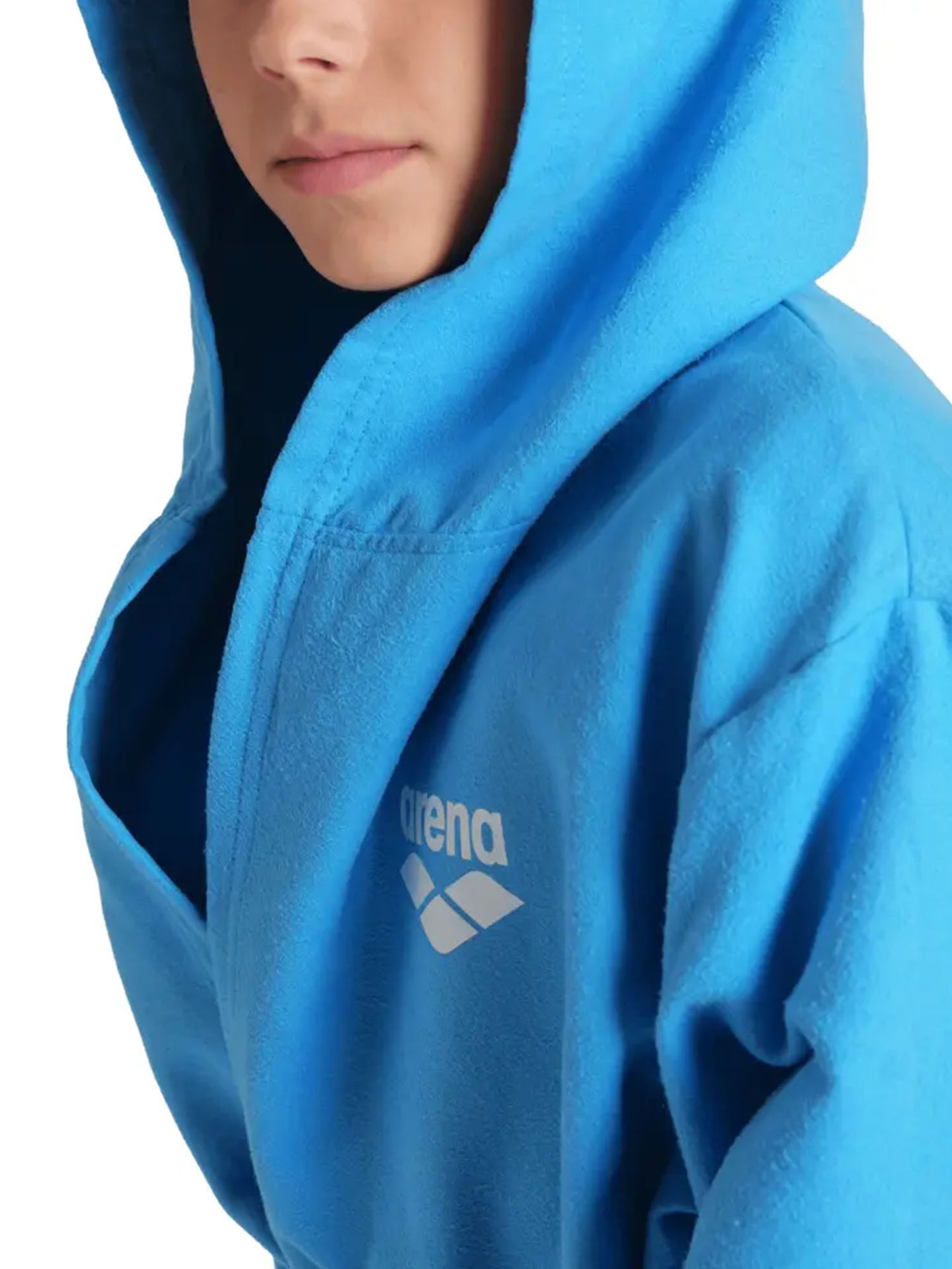 Accappatoio Arena junior azzurro per piscina unisex bambino