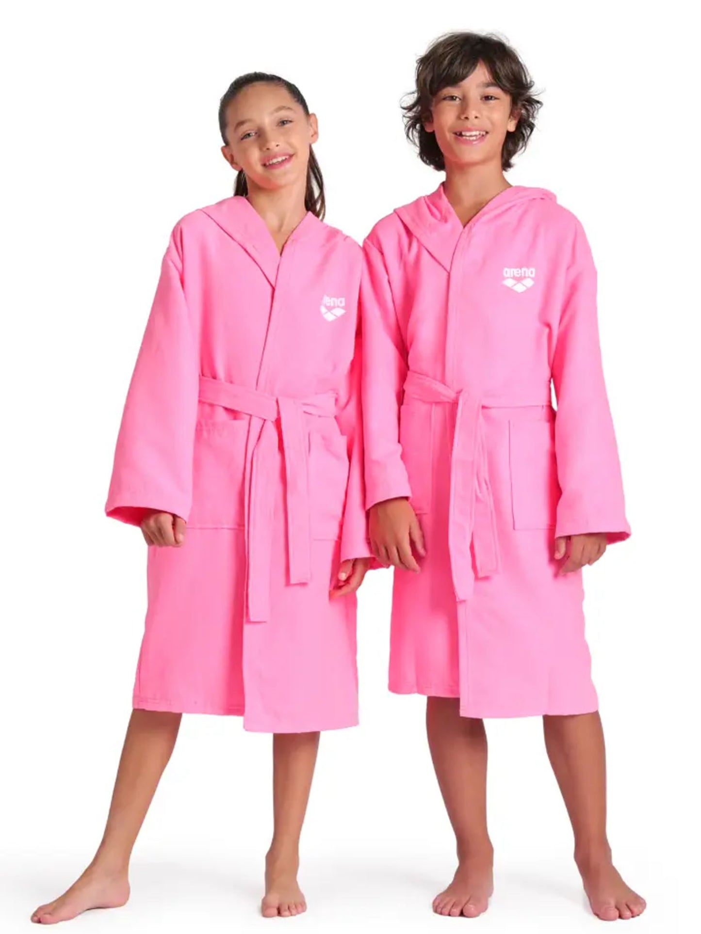 Accappatoio Arena junior rosa per piscina unisex bambino