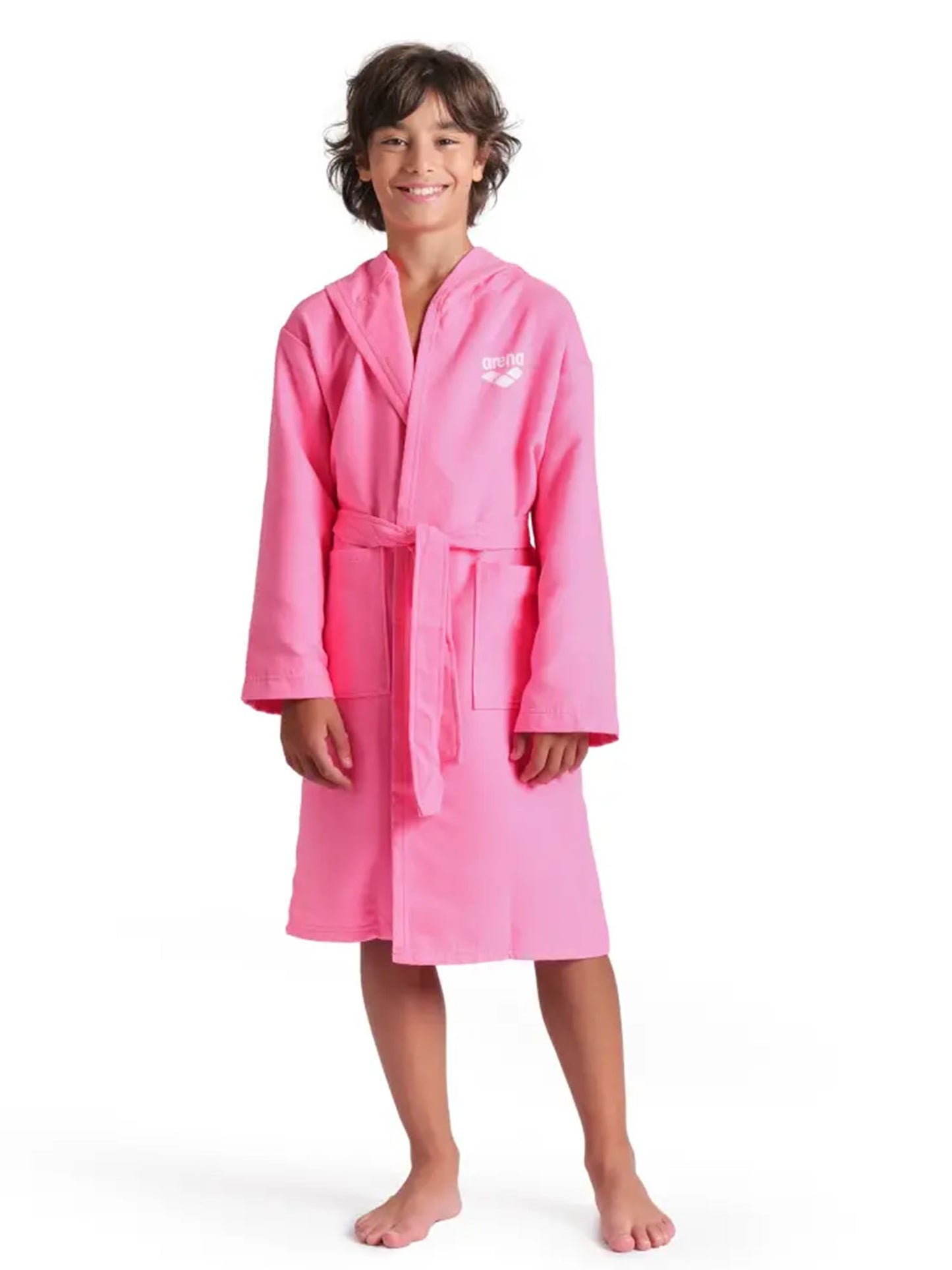 Accappatoio Arena junior rosa per piscina unisex bambino