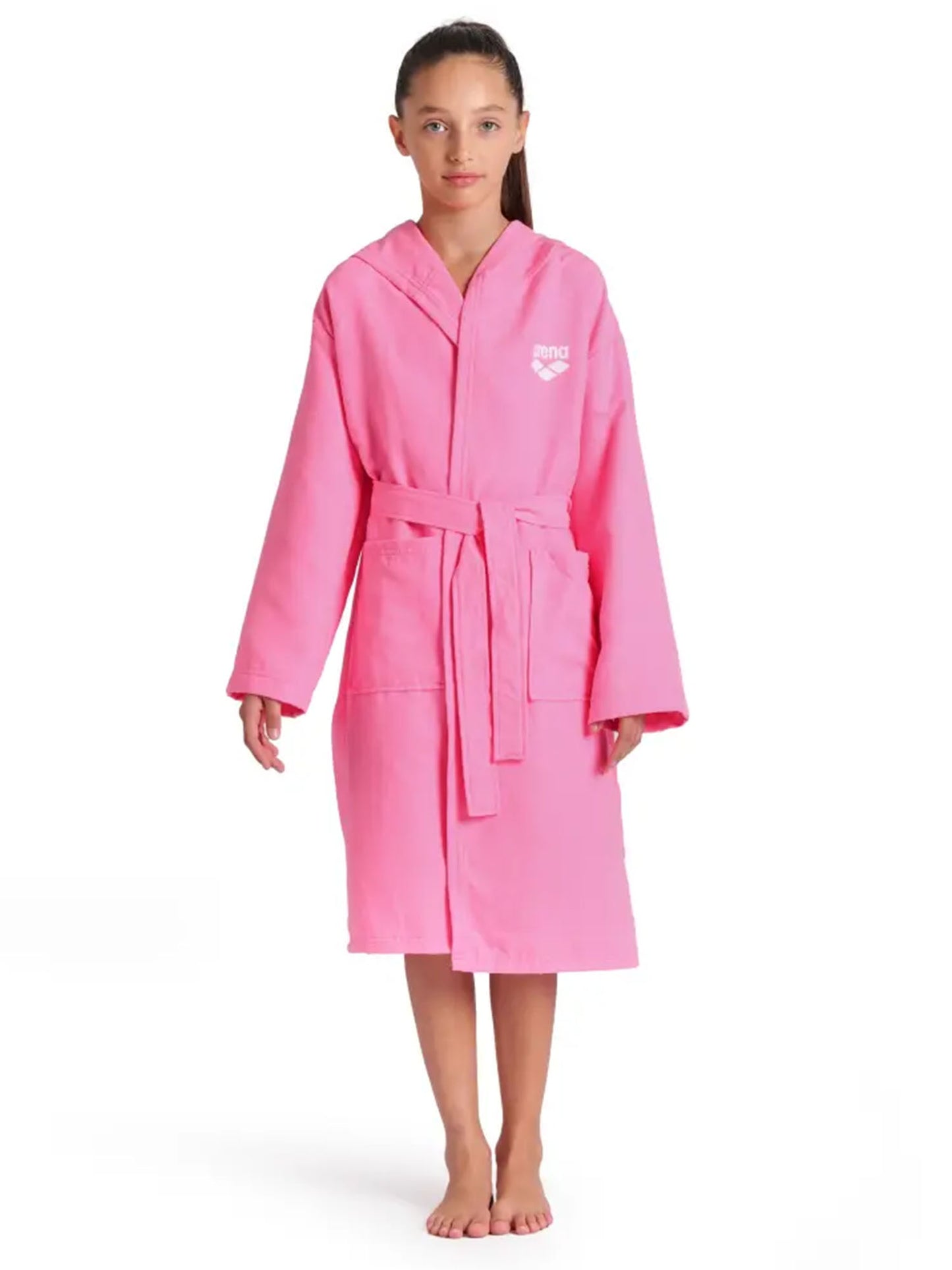 Accappatoio Arena junior rosa per piscina unisex bambino