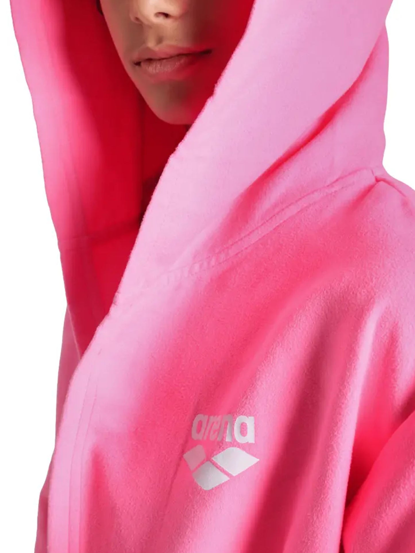 Accappatoio Arena junior rosa per piscina unisex bambino