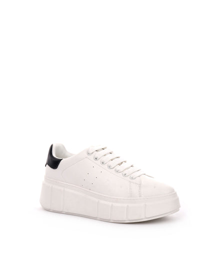 SNEAKERS CON PLATEAU TAMARIS DONNA BIANCO-NERO