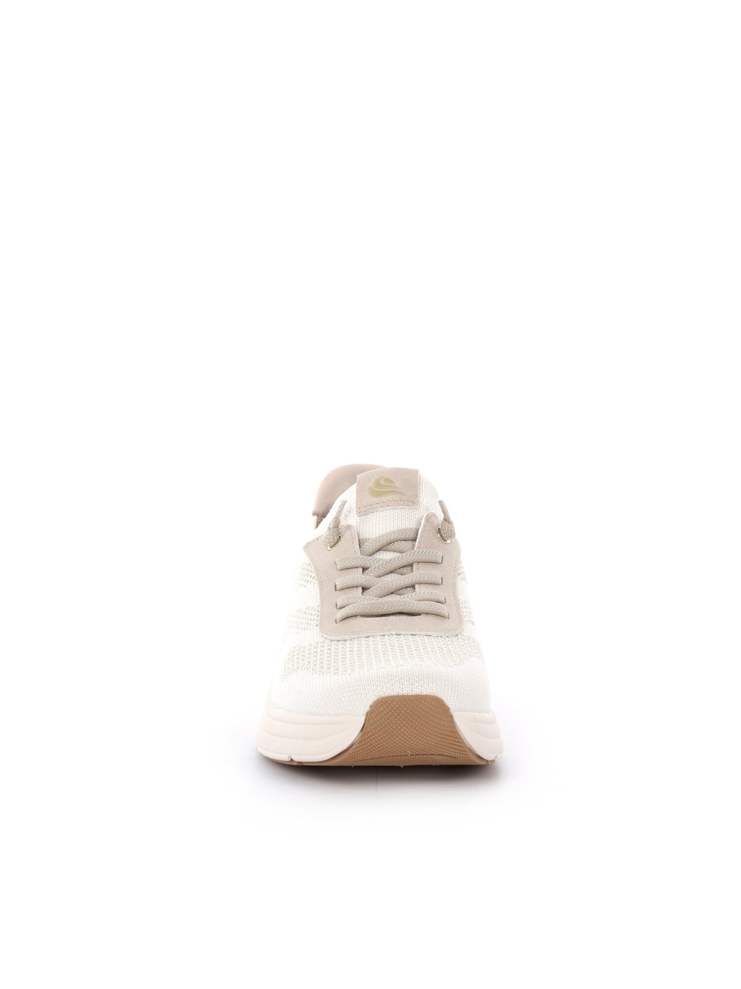 Jana sneakers beige donna con suola rimovibile e vestibilità ampia