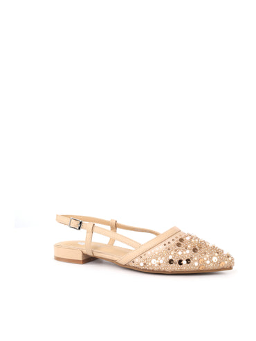 Décolleté Clyo' beige, elegante e versatile da donna