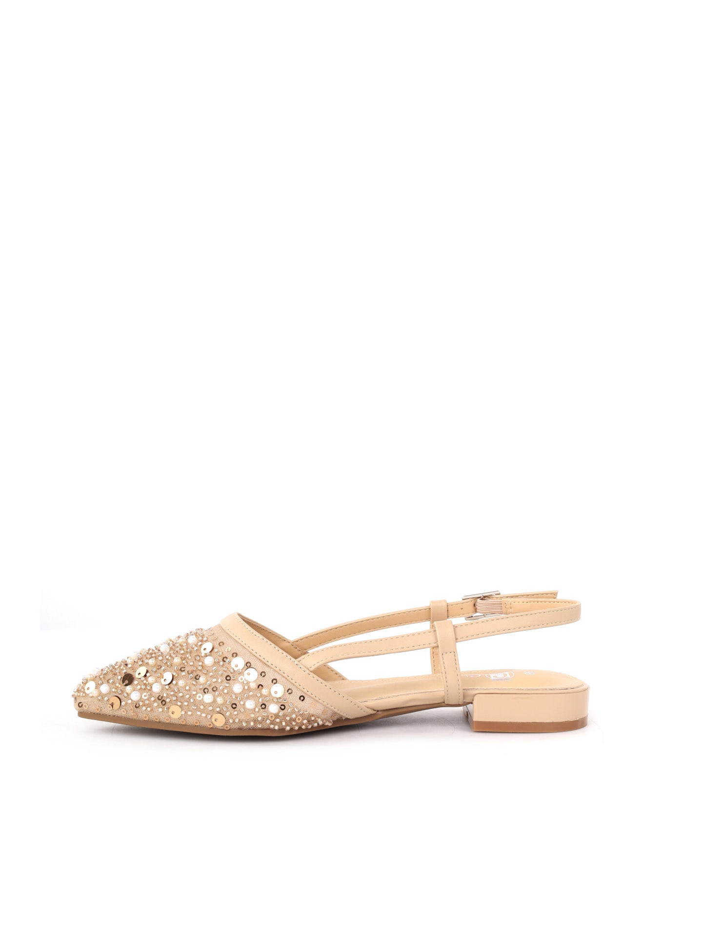 Décolleté elegante beige da donna di Clyo', versatile e raffinata