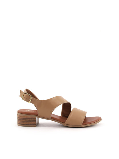 Shoelab sandali donna nocciola per la primavera-estate